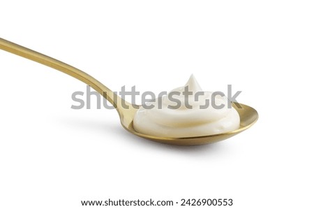 Similar – Image, Stock Photo Homemade organic whipped cream, product texture