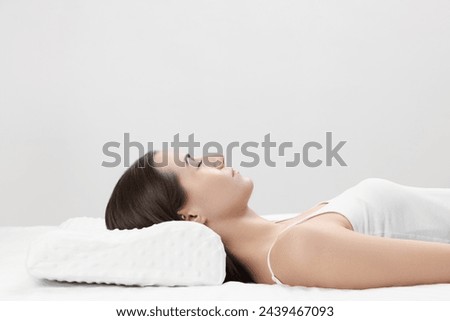 Similar – Image, Stock Photo Woman against the light relaxes after dancing in the dance studio