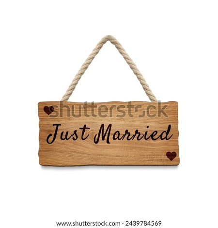 Similar – Image, Stock Photo Just married husband and wife
