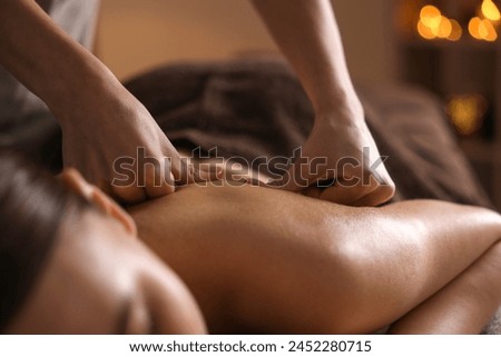 Similar – Foto Bild Medizinische Massage am Fuß in einem Physiotherapiezentrum