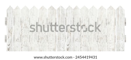 Similar – Image, Stock Photo Picket fence, in the slope