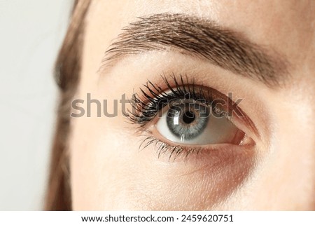 Similar – Image, Stock Photo One eye Eyes Woman