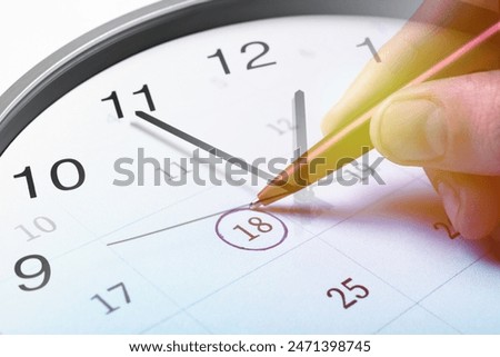 Similar – Image, Stock Photo Time is running out