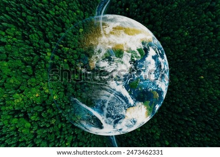 Similar – Image, Stock Photo The planet earth from the space with africa and spain.Galaxy image 3d render illustration photo realistic. Outer space view of world globe sphere of continents Elements of this image furnished by NASA