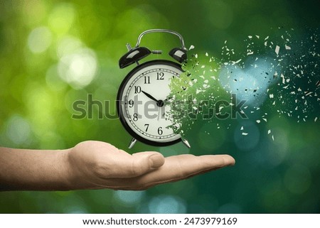 Similar – Image, Stock Photo Time is running out