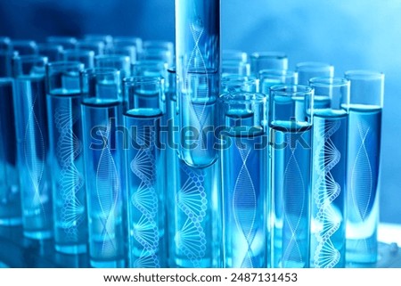 Similar – Image, Stock Photo Test tubes test science