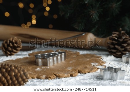 Similar – Image, Stock Photo gingerbread Food Dough