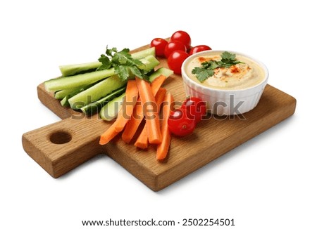 Similar – Image, Stock Photo Tasty homemade hummus on table