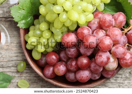 Similar – Image, Stock Photo grapes fruit Delicious