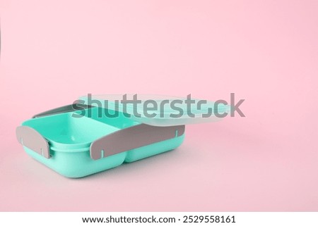 Similar – Image, Stock Photo open empty plastic pink bag