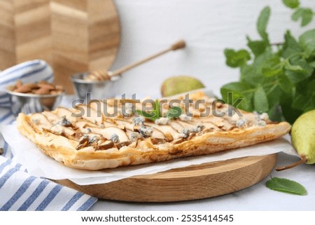 Similar – Image, Stock Photo Delicious puff pastry with fresh berries