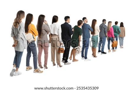 Similar – Image, Stock Photo Long line