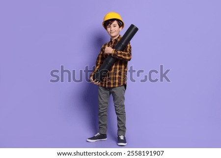 Similar – Image, Stock Photo Childhood | Blueprint