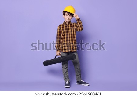 Similar – Image, Stock Photo Childhood | Blueprint