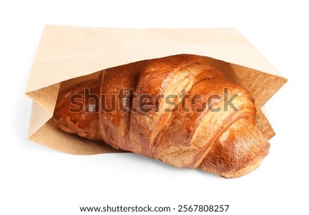 Similar – Image, Stock Photo Delicious croissants with paper bag