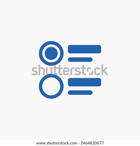 radio button check box icon