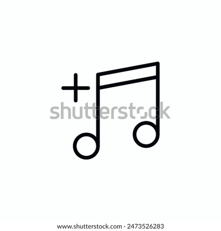 music song note add plus icon