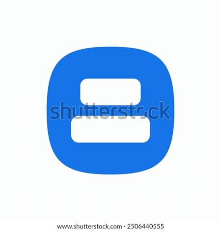 vertical alignment text icon sign