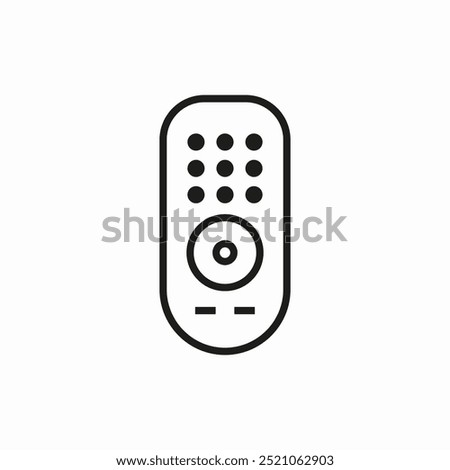 television remote icon sign vector