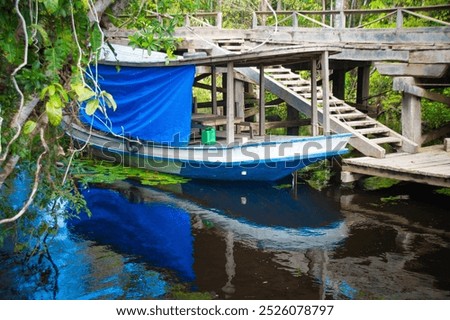 Similar – Foto Bild Brücke über dem Rio Negro