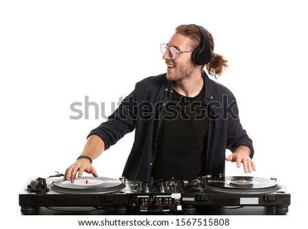 Similar – Foto Bild DJ spielt Musik Mensch