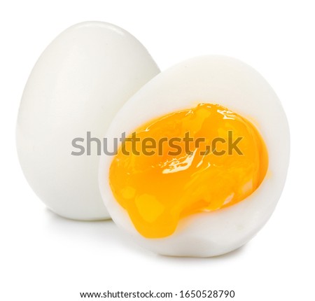 Similar – Image, Stock Photo Medium boiled eggs with sasld, healthy breakfast