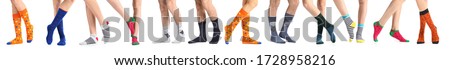 Similar – Foto Bild Ringelsocken Beine Fuß 1