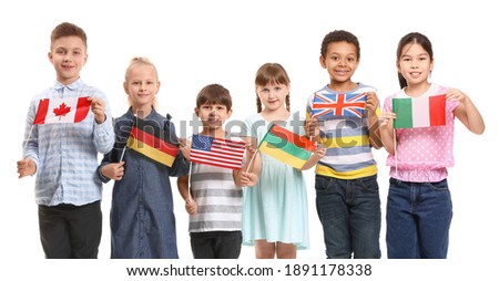 Similar – Foto Bild Kind mit der Flagge der Vereinigten Staaten