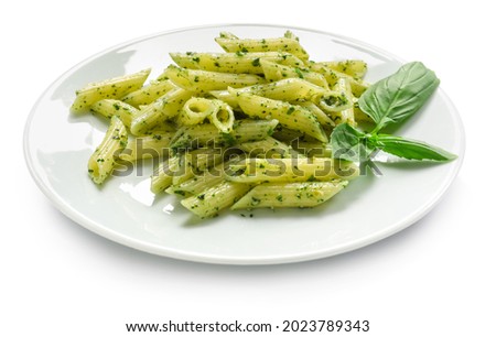 Similar – Foto Bild Penne-Nudeln mit Pestosauce