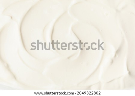 Texture of tasty sour cream, closeup Photo stock © 