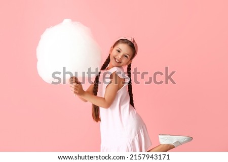 Similar – Image, Stock Photo Cute little girl holding hands eco bamboo toothbrush on beige background. Sustainable living concept. Save the Planet for our children