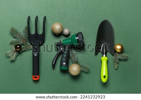 Similar – Image, Stock Photo garden tools holidays