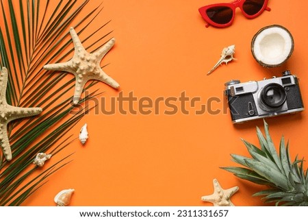 Similar – Image, Stock Photo Vintage camera on top of a stack of books