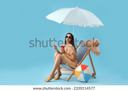 Similar – Image, Stock Photo sunbathe Wellness