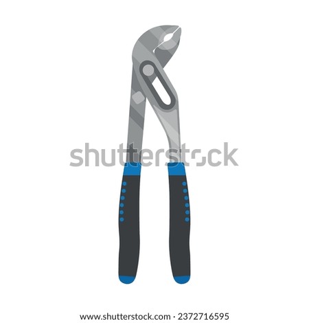 Rib joint pliers on white background