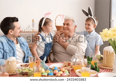 Similar – Image, Stock Photo Easter dinner Food