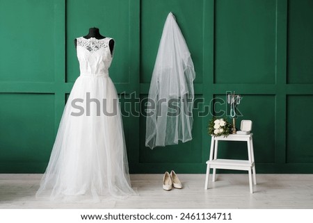 Similar – Image, Stock Photo wedding shoes and clothing, bride and groom