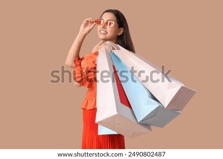 Similar – Image, Stock Photo Color shopping bags