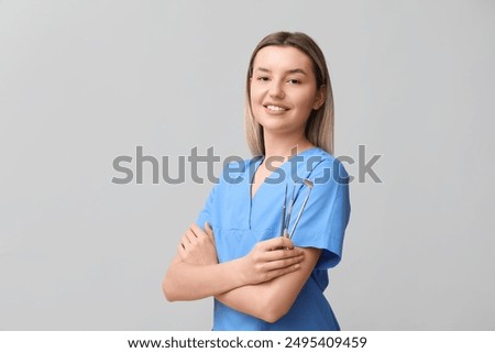 Similar – Image, Stock Photo portrait of beautiful young natural sexy woman with dark hair relaxes contend happy in holidays summer sun in the spa wellness hot tub pool