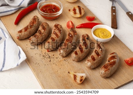 Similar – Image, Stock Photo colourful pepper in the drawer