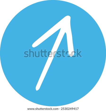 Arrow single vector line icon