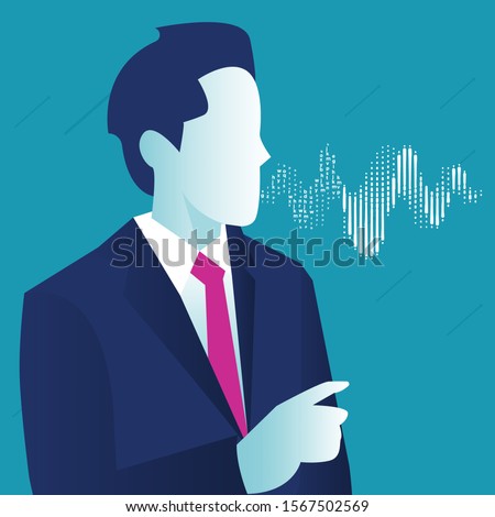 Natural Language Processing concept. Business communication vector illustration