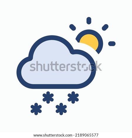 wintry Mix vector - Weather Icon - vector