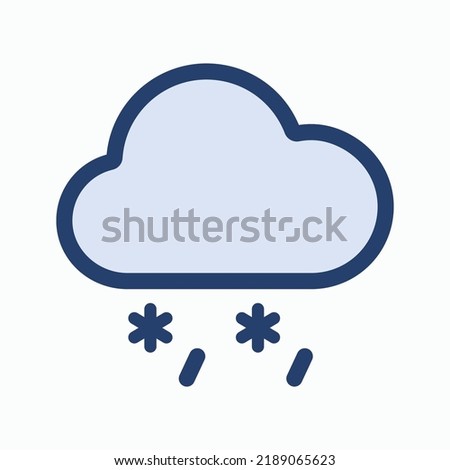 Sleet vector - Weather Icon - vector