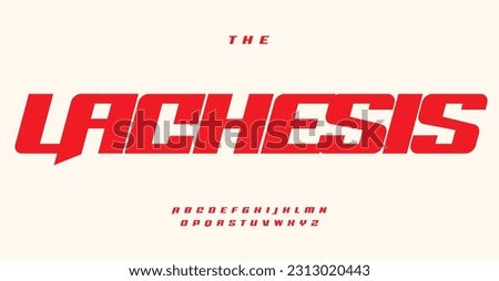 Speed sport font. Bold italic style alphabet. Acute spike typeset for automotive events, promotions, dynamic logos, banners, monograms and posters. Vector typography design.