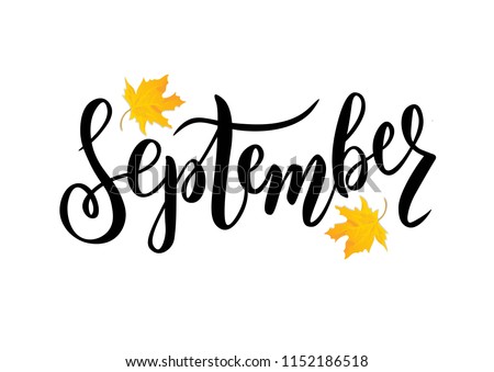 September Word Clipart | Free download on ClipArtMag