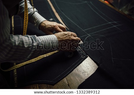 details of the working tailor Stock foto © 