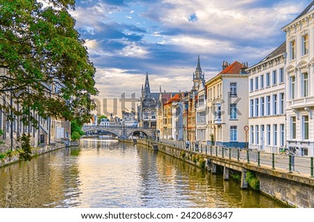 Similar – Foto Bild Sint Michielsbrug , Gent