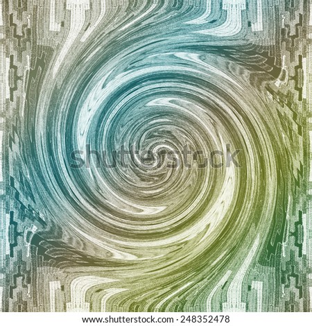 Abstract figure, blurred spiral