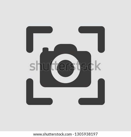 screenshot icon isolated of flat style. Vector illustration.